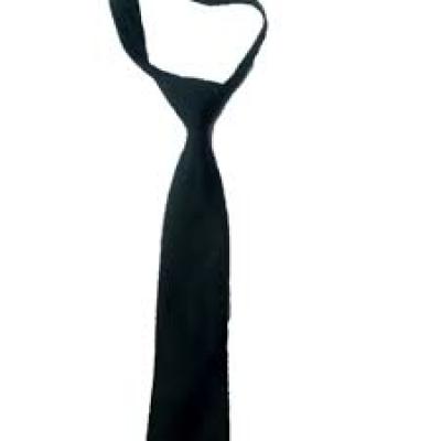 School Black Ties Long