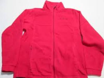 Red Plain Fleece Age 2