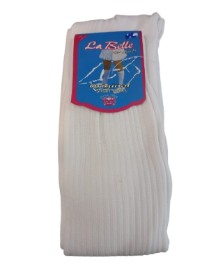 Plain White Socks  La Belle Medium