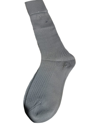 Plain Grey Long Socks X-Small Alpi