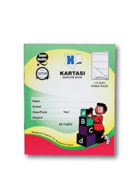 Kartasi A5 1/2 Inch Exercise Book 48 Pages  Single Line